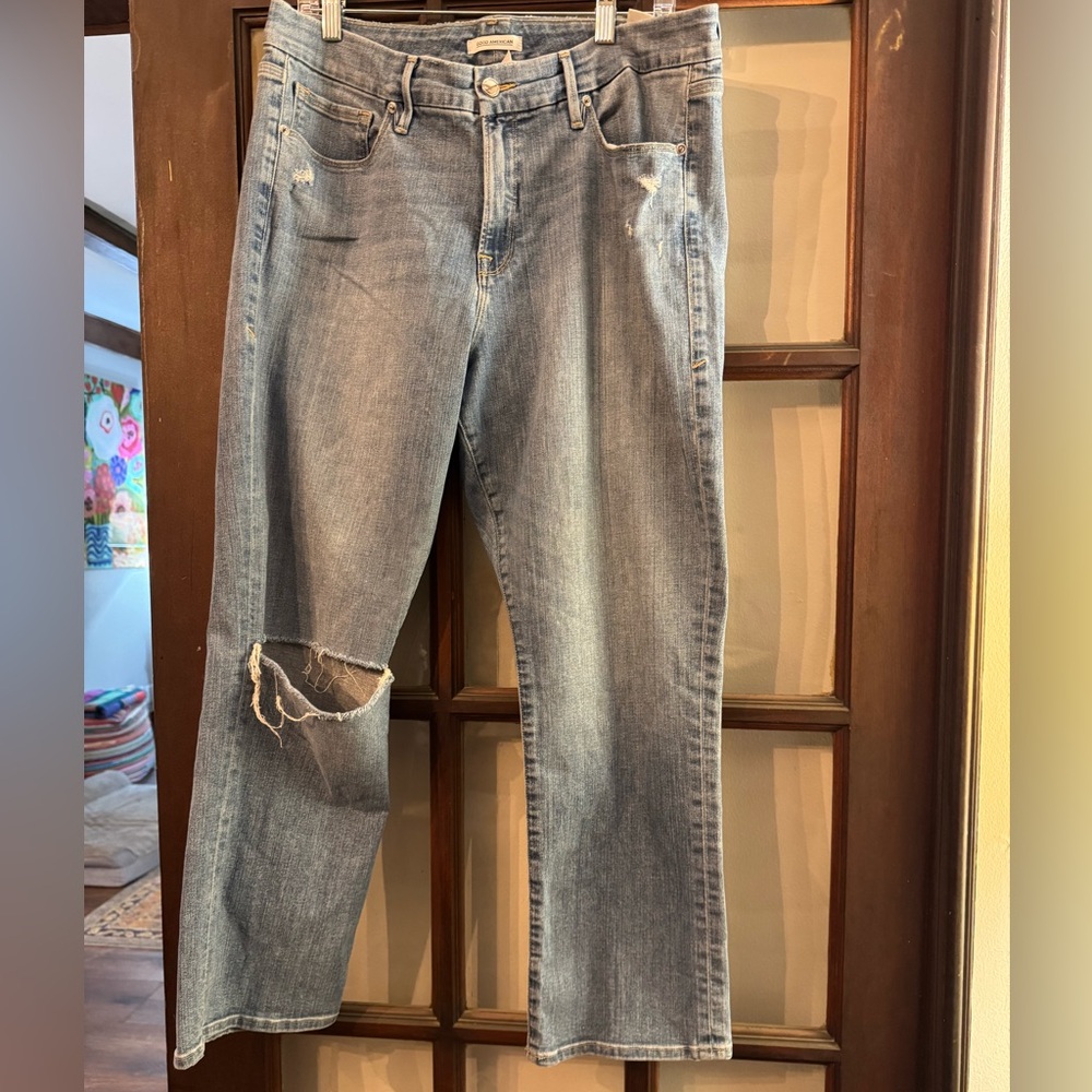 Good American Distressed jeans